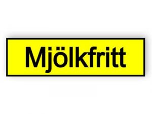 Mjölkfritt