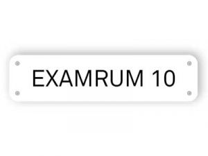 Examensrumsskylt